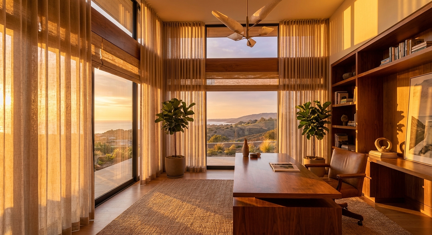 Window Treatments for Open Floor Plans: LA & Ventura Style