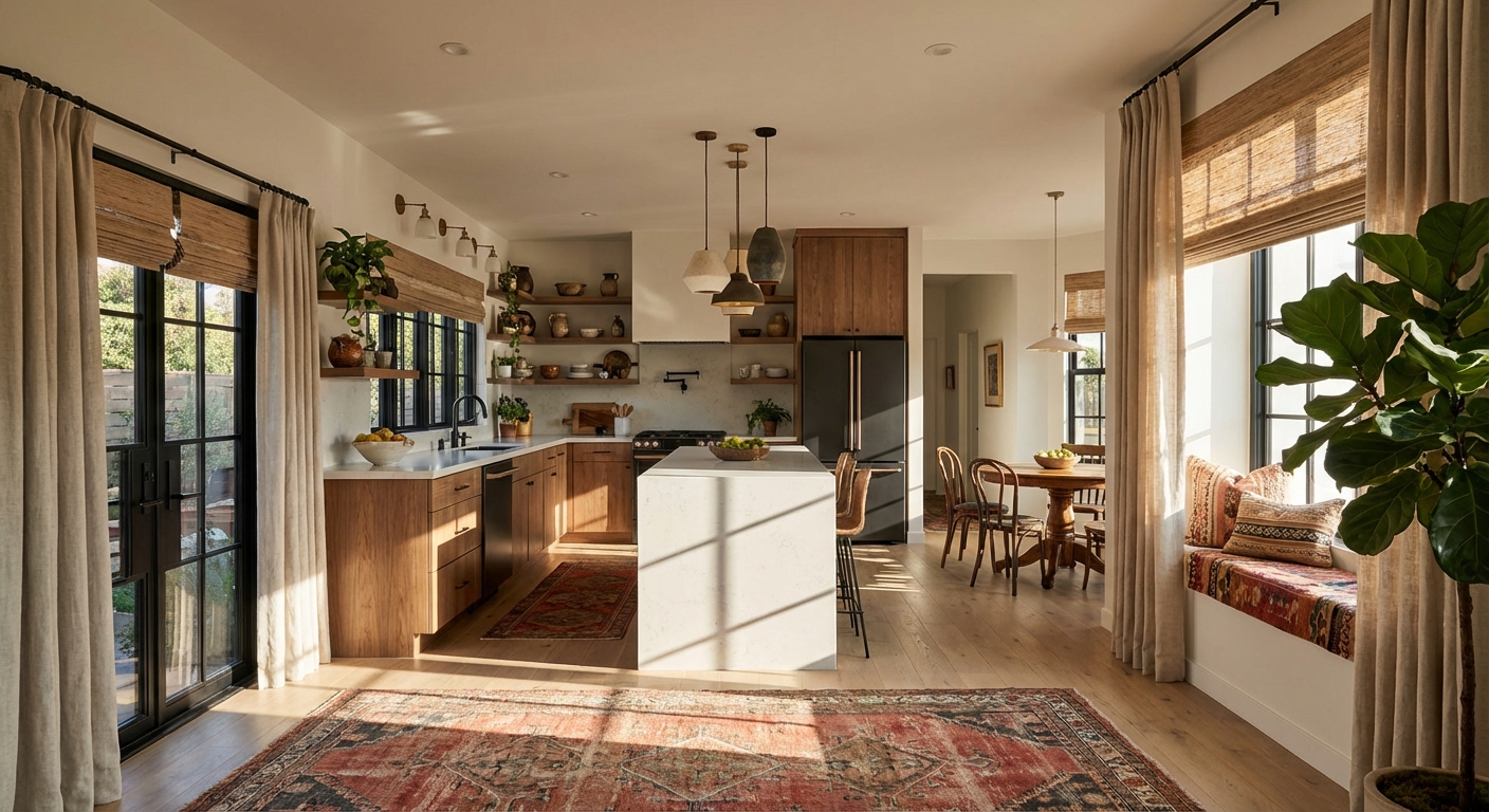 Window Treatments for Open Floor Plans: Design Harmony